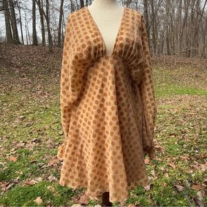 ASOS Polka Dot Mini Party Dress Balloon Sleeves Size 6